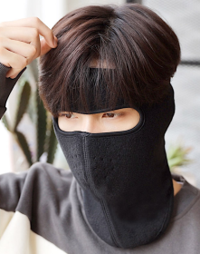 Autumn and winter dust masks breathable warm and cold (Option: Black 2)